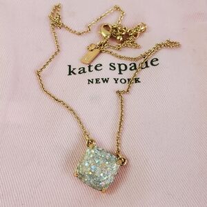 Kate Spade New York Iridescent Glitter Pendant Necklace